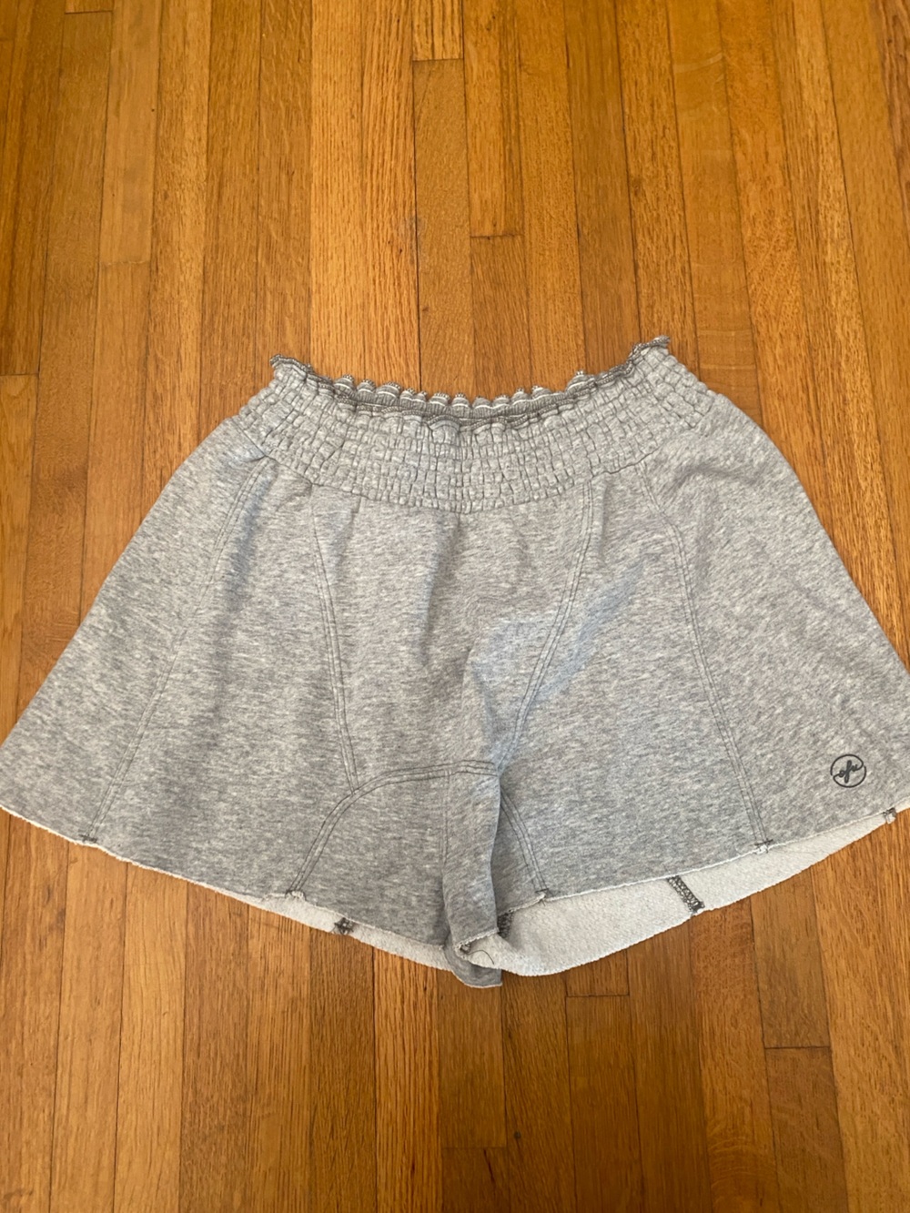 Urban Outfitters Heather Gray Smocked Waist Athletic Skort